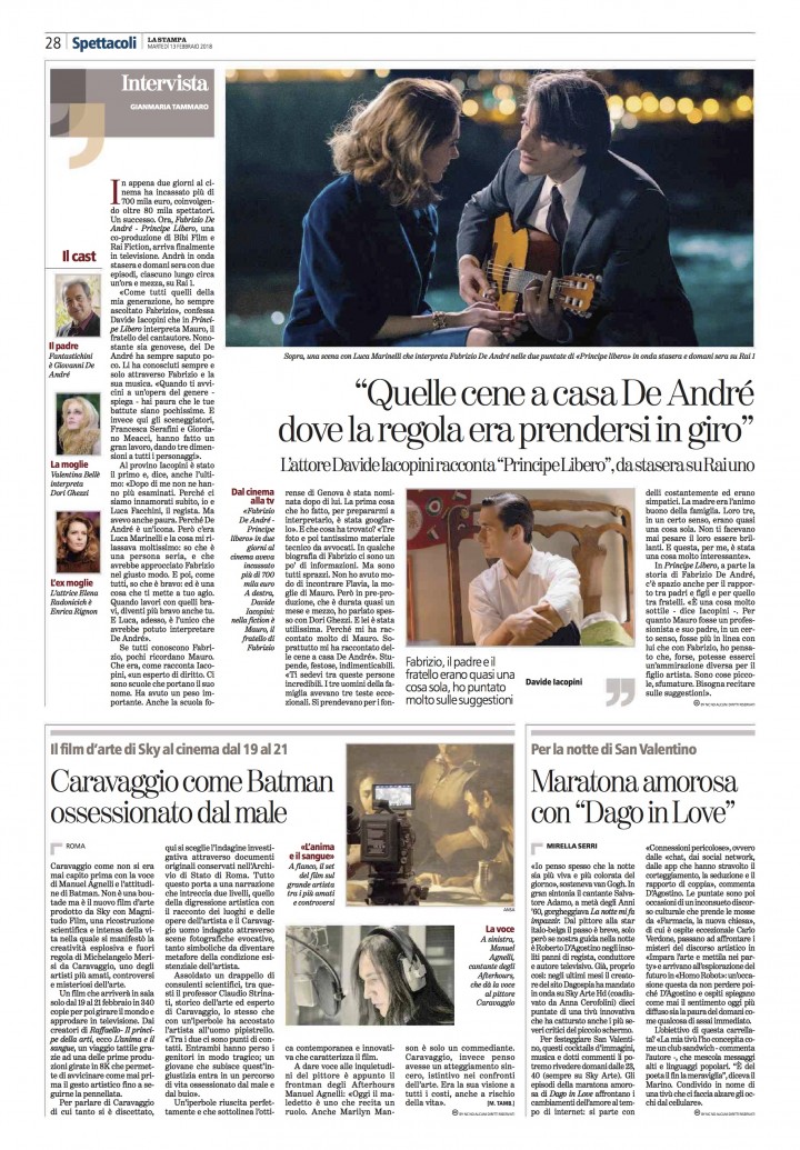 DAVIDE IACOPINI SU LA STAMPA