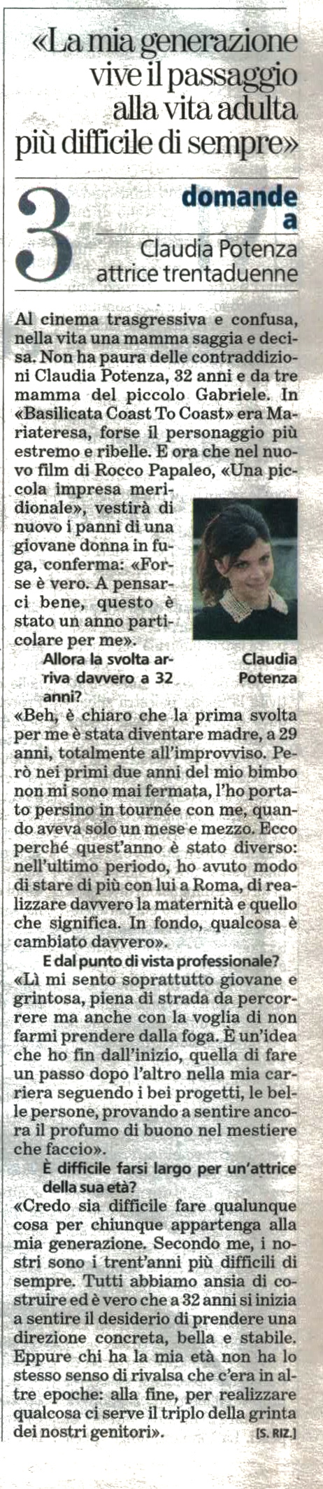 POTENZA - LA STAMPA